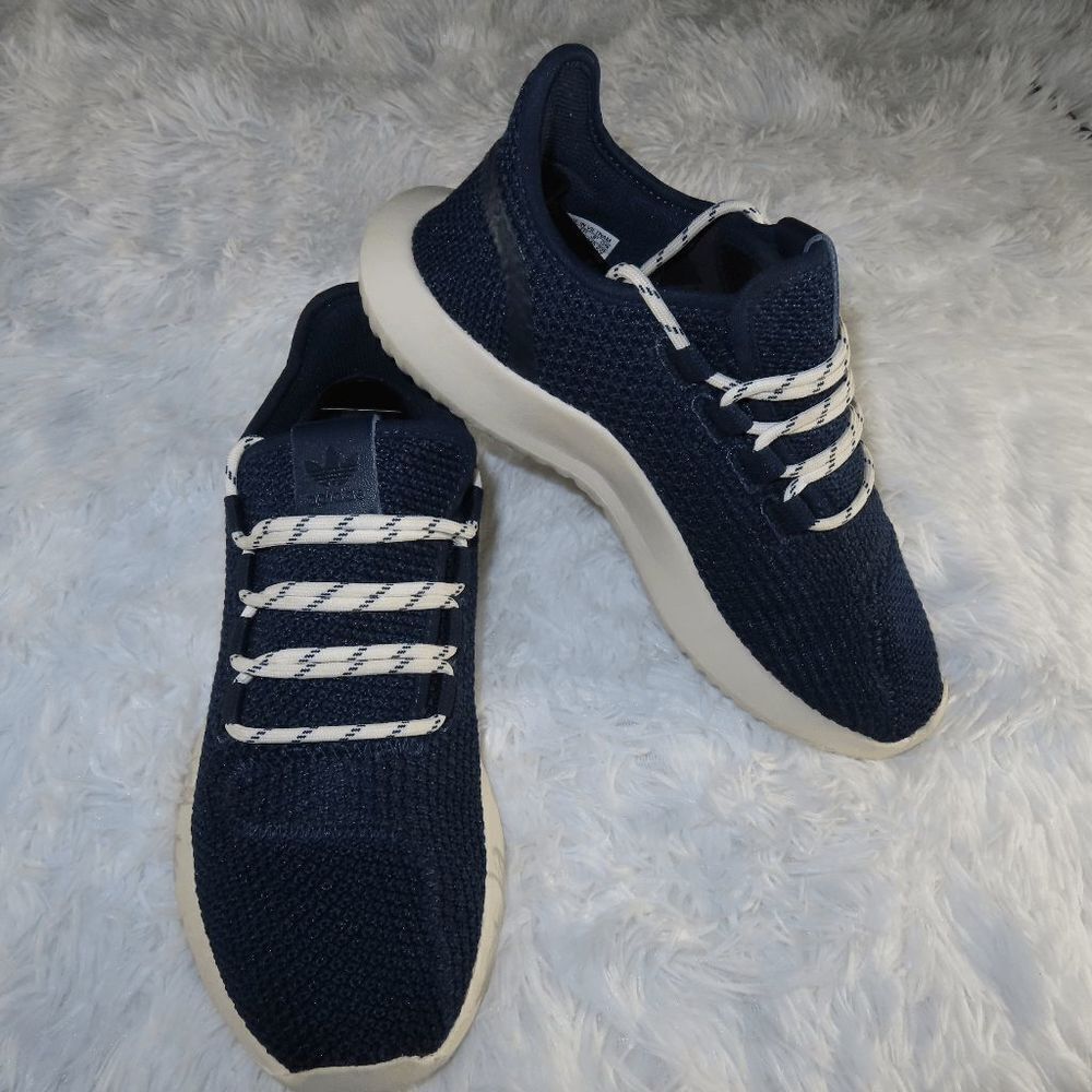 Adidas Tubular Shadow Boys Shoes Blue White Sneakers BB6750 5.5 - Picture 5 of 8